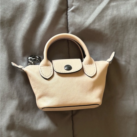 Longchamp light pink nano micro Le Pliage bag - Picture 2 of 5